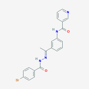 molecular formula C21H17BrN4O2 B445585 BHEPN 