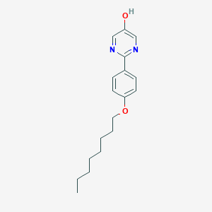 molecular formula C18H24N2O2 B044567 2-[4-(Octyloxy)phenyl]pyrimidin-5-OL CAS No. 117806-59-4
