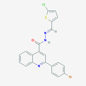2-(4-bromophenyl)-N'-[(5-chloro-2-thienyl)methylene]-4-quinolinecarbohydrazide
