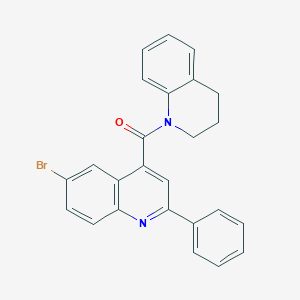 (6-bromo-2-phenylquinolin-4-yl)(3,4-dihydroquinolin-1(2H)-yl)methanone