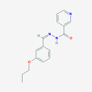 N'-(3-propoxybenzylidene)nicotinohydrazide