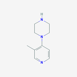 molecular formula C10H15N3 B044581 1-(3-甲基吡啶-4-基)哌嗪 CAS No. 112940-51-9