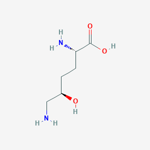 molecular formula C6H14N2O3 B044584 5-羟基赖氨酸 CAS No. 1190-94-9