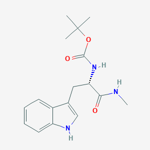 molecular formula C17H23N3O3 B044586 Boc-Trp-NHME CAS No. 122900-21-4