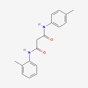molecular formula C17H18N2O2 B4459398 N-(2-methylphenyl)-N'-(4-methylphenyl)propanediamide 