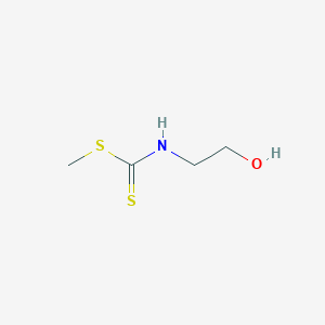 molecular formula C4H9NOS2 B044610 Methyl (2-hydroxyethyl)carbamodithioate CAS No. 56158-48-6