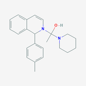 molecular formula C23H28N2O B044624 Toquipidine CAS No. 112890-84-3
