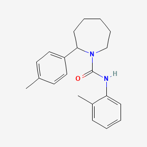 molecular formula C21H26N2O B4462439 N-(2-methylphenyl)-2-(4-methylphenyl)azepane-1-carboxamide 