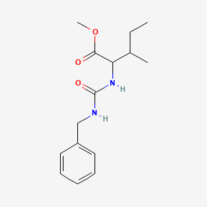 molecular formula C15H22N2O3 B4464240 methyl N-[(benzylamino)carbonyl]isoleucinate 