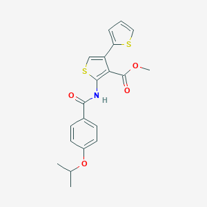 Methyl 2-[(4-isopropoxybenzoyl)amino]-4,2'-bithiophene-3-carboxylate