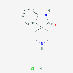 molecular formula C12H15ClN2O B044644 Spiro[indoline-3,4'-piperidin]-2-one hydrochloride CAS No. 356072-46-3