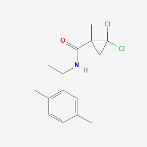 2,2-dichloro-N-[1-(2,5-dimethylphenyl)ethyl]-1-methylcyclopropanecarboxamide