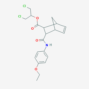 1,3-Dichloropropan-2-yl 3-[(4-ethoxyphenyl)carbamoyl]bicyclo[2.2.1]hept-5-ene-2-carboxylate