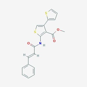 Methyl 2-{[3-phenylprop-2-enoyl]amino}-4,2'-bithiophene-3-carboxylate