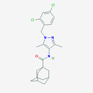 N-[1-(2,4-dichlorobenzyl)-3,5-dimethyl-1H-pyrazol-4-yl]-1-adamantanecarboxamide