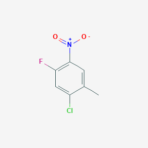 molecular formula C7H5ClFNO2 B044648 2-Chloro-4-fluoro-5-nitrotoluene CAS No. 112108-73-3