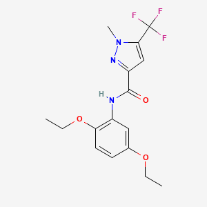 N-(2,5-diethoxyphenyl)-1-methyl-5-(trifluoromethyl)-1H-pyrazole-3-carboxamide