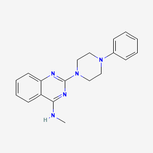 N-methyl-2-(4-phenyl-1-piperazinyl)-4-quinazolinamine