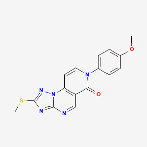 7-(4-methoxyphenyl)-2-(methylthio)pyrido[3,4-e][1,2,4]triazolo[1,5-a]pyrimidin-6(7H)-one
