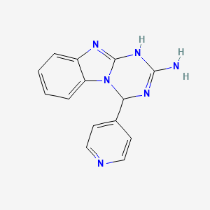 molecular formula C14H12N6 B4465095 AKOS BBS-00005575 