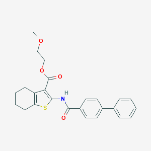 2-Methoxyethyl 2-[(biphenyl-4-ylcarbonyl)amino]-4,5,6,7-tetrahydro-1-benzothiophene-3-carboxylate