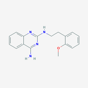 molecular formula C17H18N4O B4465610 N~2~-[2-(2-methoxyphenyl)ethyl]-2,4-quinazolinediamine 