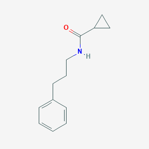 molecular formula C13H17NO B446580 N-(3-phenylpropyl)cyclopropanecarboxamide CAS No. 495381-81-2