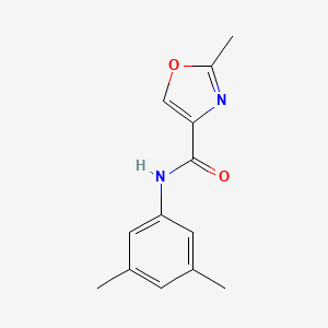 molecular formula C13H14N2O2 B4466005 N-(3,5-dimethylphenyl)-2-methyl-1,3-oxazole-4-carboxamide 
