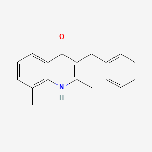 molecular formula C18H17NO B4466021 3-benzyl-2,8-dimethyl-4(1H)-quinolinone 