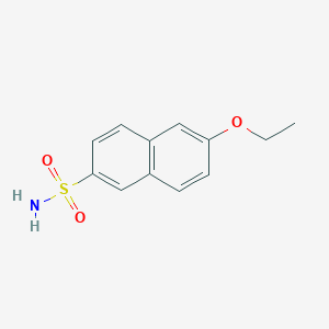 molecular formula C12H13NO3S B4466361 6-ethoxy-2-naphthalenesulfonamide 