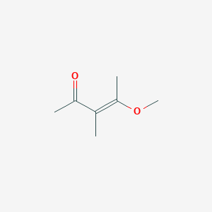 molecular formula C7H12O2 B044666 (E)-4-methoxy-3-methylpent-3-en-2-one CAS No. 119271-94-2