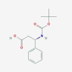 molecular formula C14H19NO4 B044669 (S)-N-Boc-3-氨基-3-苯基丙酸 CAS No. 103365-47-5