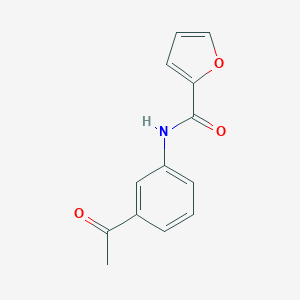 molecular formula C13H11NO3 B446730 N-(3-acetylphenyl)furan-2-carboxamide CAS No. 60943-81-9