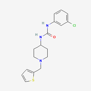 molecular formula C17H20ClN3OS B4467309 N-(3-CHLOROPHENYL)-N'-[1-(2-THIENYLMETHYL)-4-PIPERIDYL]UREA 
