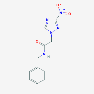 molecular formula C11H11N5O3 B446741 N-benzyl-2-(3-nitro-1,2,4-triazol-1-yl)acetamide CAS No. 313986-39-9