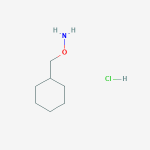 molecular formula C7H16ClNO B044678 O-(Cyclohexylmethyl)hydroxylamine hydrochloride CAS No. 34955-09-4