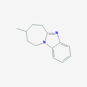 molecular formula C13H16N2 B044680 8-Methyl-7,8,9,10-tetrahydro-6H-azepino[1,2-a]benzimidazole CAS No. 117644-51-6