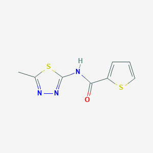 molecular formula C8H7N3OS2 B446804 N-(5-methyl-1,3,4-thiadiazol-2-yl)thiophene-2-carboxamide CAS No. 315195-37-0