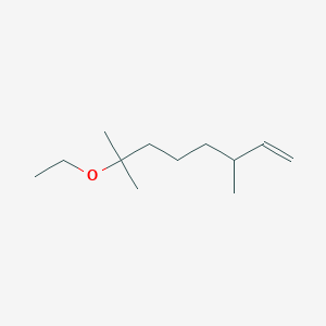 molecular formula C12H24O B044688 1-Octene, 7-ethoxy-3,7-dimethyl- CAS No. 112576-45-1