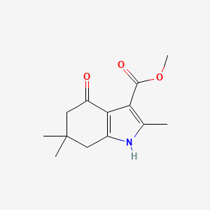 molecular formula C13H17NO3 B4469234 methyl 2,6,6-trimethyl-4-oxo-4,5,6,7-tetrahydro-1H-indole-3-carboxylate 