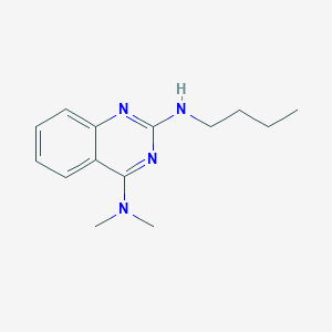 molecular formula C14H20N4 B4469278 N~2~-butyl-N~4~,N~4~-dimethyl-2,4-quinazolinediamine 