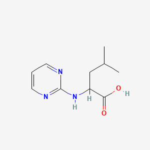 molecular formula C10H15N3O2 B4469563 N-2-pyrimidinylleucine 