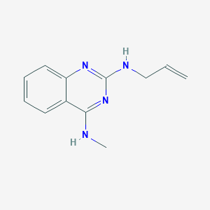molecular formula C12H14N4 B4469986 N~2~-allyl-N~4~-methyl-2,4-quinazolinediamine 