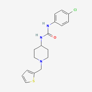 molecular formula C17H20ClN3OS B4470065 N-(4-CHLOROPHENYL)-N'-[1-(2-THIENYLMETHYL)-4-PIPERIDYL]UREA 