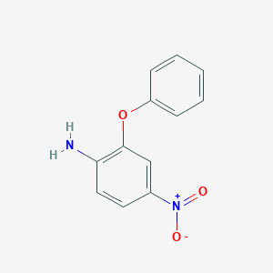 molecular formula C12H10N2O3 B044701 4-Nitro-2-phenoxyaniline CAS No. 5422-92-4