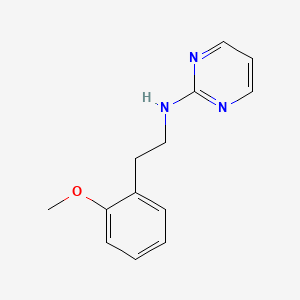 molecular formula C13H15N3O B4470210 N-[2-(2-methoxyphenyl)ethyl]-2-pyrimidinamine 