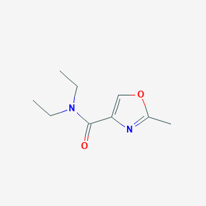 molecular formula C9H14N2O2 B4470241 N,N-diethyl-2-methyl-1,3-oxazole-4-carboxamide 