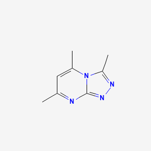molecular formula C8H10N4 B4470272 3,5,7-Trimethyl-[1,2,4]triazolo[4,3-a]pyrimidine 