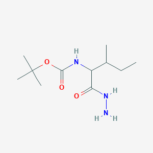 molecular formula C11H23N3O3 B4470984 tert-butyl [(1S)-1-(hydrazinocarbonyl)-2-methylbutyl]carbamate 