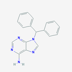 molecular formula C18H15N5 B044714 9-Benzhydryladenine CAS No. 122365-34-8